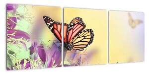 Motýli - obraz (90x30cm)