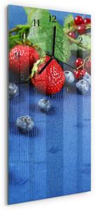 Skleněné hodiny vertikální Bobule zsppc-30x60-00181308