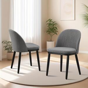 Jídelní židle - Židle - Židle s opěradlem ve tvaru sedáku - Kuchyňská židle - Židle do kavárny - Design bez područek