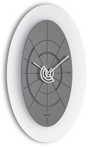 Designové nástěnné hodiny I560AN grey IncantesimoDesign 45cm