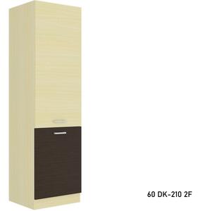 Kuchyňská skříňka vysoká AVIGNON 60 DK-210 2F, 60x210x57, dub ferrara/legno tmavé