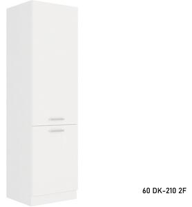 Kuchyňská skříňka vysoká EKO WHITE 60 DK-210 2F, 60x210x57, bílá