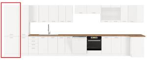 Kuchyňská skříňka vysoká EKO WHITE 40 DK-210 2F, 40x210x57, bílá