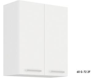 Kuchyňská skříňka horní dvoudveřová EKO WHITE 60 G-72 2F, 60x71,5x31, bílá