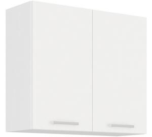 Kuchyňská skříňka horní dvoudveřová EKO WHITE 80 G-72 2F, 80x71,5x31, bílá