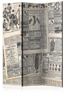 Paraván - Vintage Newspapers [Room Dividers]