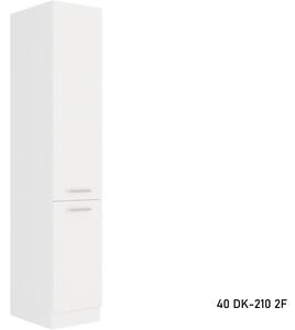Kuchyňská skříňka vysoká ALBERTA 40 DK-210 2F, 40x210x57, bílá