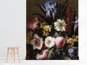 Fototapeta Květiny ze zahradních květináčů Samolepící 250x250cm