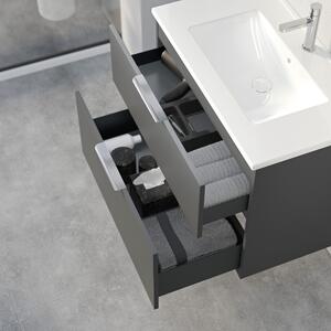 Toaletní stolek TIM 80 cm s umyvadlem - možnost volby barvy
