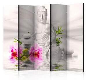 Paraván - Buddha and Orchids II [Room Dividers]