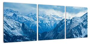 Panorama hor v zimě - obraz (90x30cm)