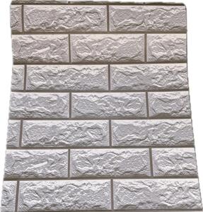 Samolepící tapety 45 cm x 10 m IMPOL TRADE 9224 klinker tmavě šedý obklad s hnědou spárou samolepící tapety