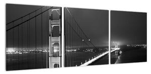 Most přes řeku - obraz (90x30cm)
