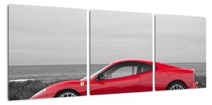 Červené Ferrari - obraz (90x30cm)