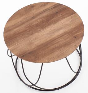 Přístavný/konfereční stolek HADES ořech/černá