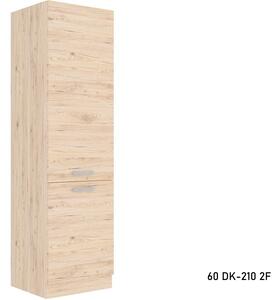 Kuchyňská skříňka vysoká TOULOUSE 60 DK-210 2F, 60x210x57, dub Bordeaux