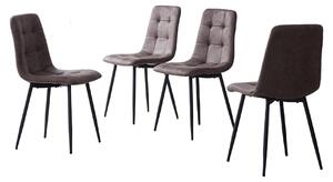 Jídelní židle - Židle - Sedací křeslo - Otočná židle - Židle k jídelnímu stolu - Ergonomické pohodlí - Potah z umělé kůže