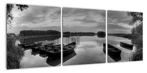 Panorama jezera - obraz (90x30cm)