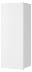 Závěsná skříňka BRINICA WISZ PION, 45x117x32, bílá/bílý lesk