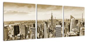 Panorama New York, obraz (90x30cm)