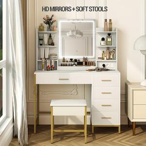 Kaptafel – Toaletní stolek – Stolek na líčení – Kosmetický stolek – Toaletní stolek