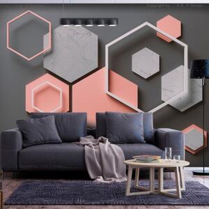 Fototapeta - Hexagon Plan