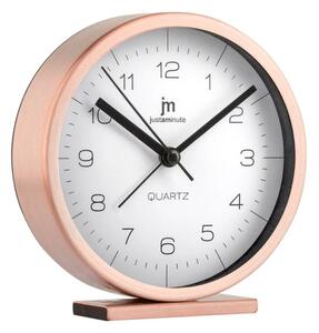 Lowell Italy Designové stolní hodiny-budík JA7080R Lowell 12cm