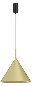 Závěsné svítidlo Capital, 1x zlaté kovové stínítko, (fi 32cm), b