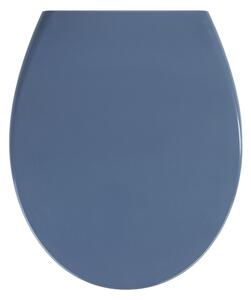 WENKO 22403100-WC sedátko SAMOS 44,5x37,5 cm modrá/stříbrná