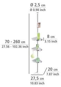 WENKO 22124100-Rohový element PREMIUM 27,5x260 cm stříbrná