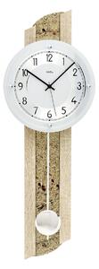 Luxusní kyvadlové nástěnné hodiny 5326 AMS řízené rádiovým signálem 68cm