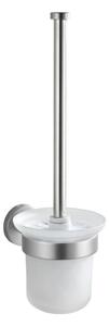 WENKO 19614100 - WC štětka BOSIO MATT 10x14 cm nerez/stříbrná/satin