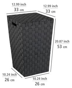WENKO 22278100 - Koš ADRIA 33x53 cm černá