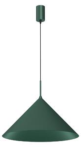 Závěsné svítidlo Capital, 1x zelené kovové stínítko, (fi 46cm), gr