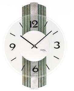 Designové nástěnné hodiny 9677 AMS 38cm