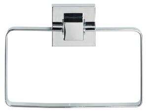 WENKO 22689100-Držák ručníků VACUUM-LOC QUADRO ED 18,5x14 cm stříbrná/lesk.chrom
