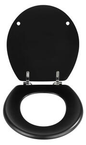 WENKO 20077100-WC sedátko PRIMA 37x41 cm černá/stříbrná