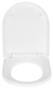 WENKO 24988100-WC sedátko EXCLUSIVE 45x36,5 cm bílá/stříbrná