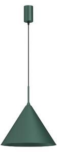 Závěsné svítidlo Capital, 1x zelené kovové stínítko, (fi 32cm), gr
