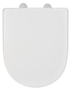 WENKO 24988100-WC sedátko EXCLUSIVE 45x36,5 cm bílá/stříbrná