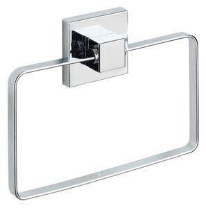 WENKO 22689100-Držák ručníků VACUUM-LOC QUADRO ED 18,5x14 cm stříbrná/lesk.chrom