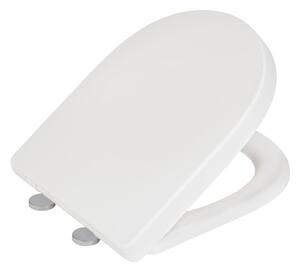 WENKO 24988100-WC sedátko EXCLUSIVE 45x36,5 cm bílá/stříbrná