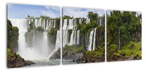 Panorama vodopádů - obrazy (90x30cm)