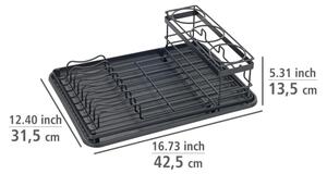 WENKO 54798100 - Odkapávač nádobí AMY 42,5x31,5 cm černá
