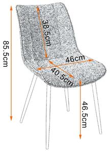 Jídelní židle - Židle - Designové židle - Pohodlné židle - Potah z umilé kůže
