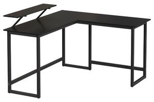 Rohový psací stůl MONA II černá