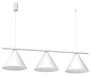 Závěsné svítidlo Capital, 3x bílé kovové stínítko, (fi 30cm), w