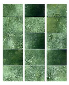 Murando DeLuxe Paraván zelená skládanka Velikost: 135x172 cm