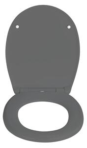 WENKO 24572100-WC sedátko VORNO NEO 46x37 cm šedá/stříbrná