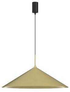 Závěsné svítidlo Capital, 1x zlaté kovové stínítko, (fi 60cm), b